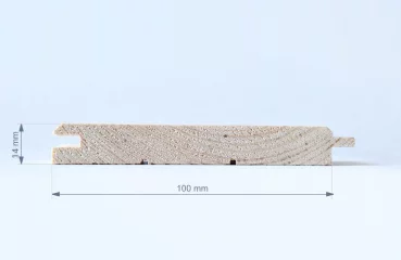 Szalówka 100x14 - przekrój